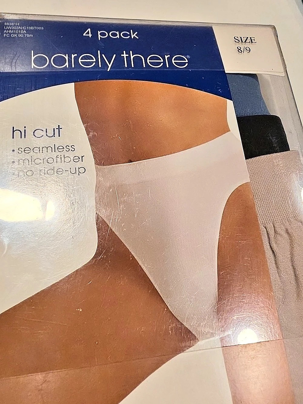 Barely There Hi Cut Seamless Microfiber Panty 4-Pack Seamless Panties 4-Pack